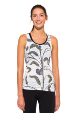 Load image into Gallery viewer, RACERBACK TANK INDIANMURAL WHITE