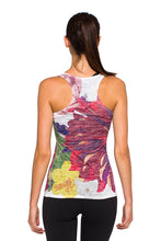 Load image into Gallery viewer, RACERBACK TANK FLEUR RED