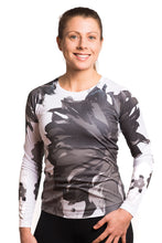 Load image into Gallery viewer, UV ACTIVE SHIRT FLEUR BLACKWHITE